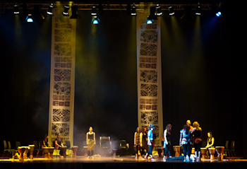Rebels - Beating the Drum for Africa - Lighting design by Andrew Wilson